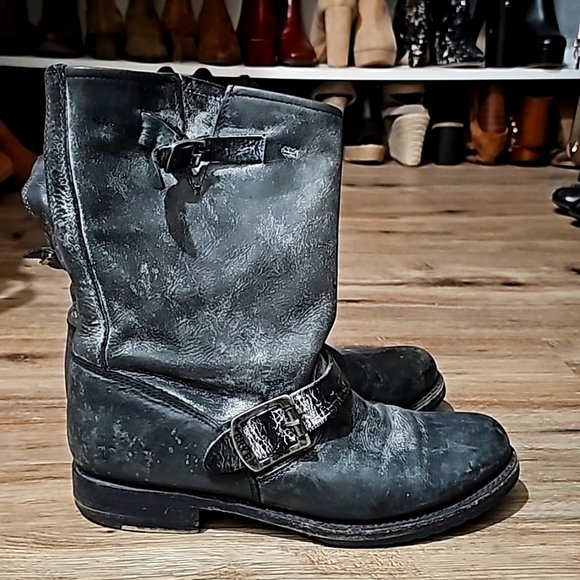 FRYE Distressed Boots - Picture 1 of 7